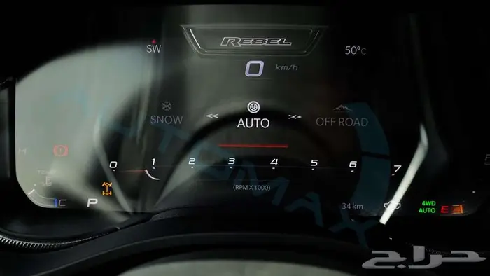 2025 دودج رام 1500 ريبيل جي تي خليجي اصفار مع ضمان 12