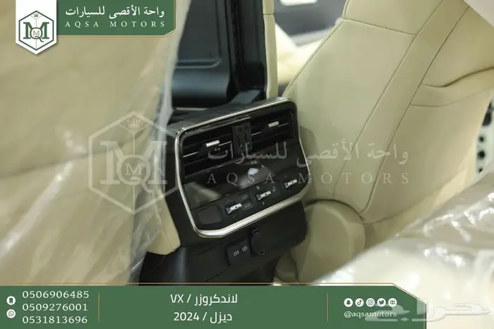 تويوتا لاندكروزر في اكس فل ابيض ديزل 2024 سعودي عرض خاص 13