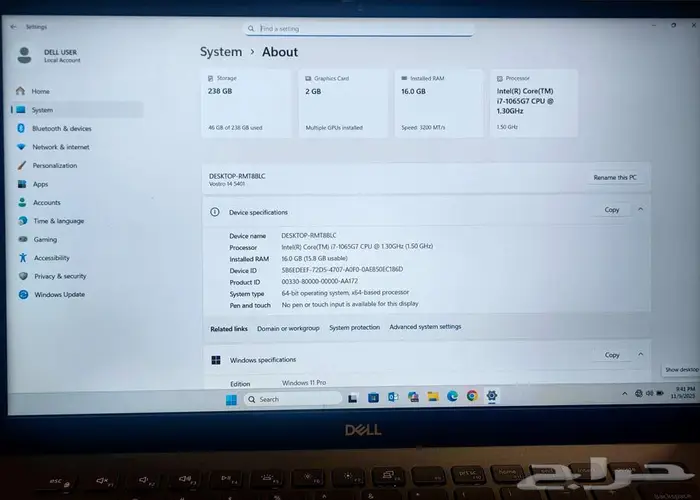 DELL LAPTOP FOR URGENT SALE 6