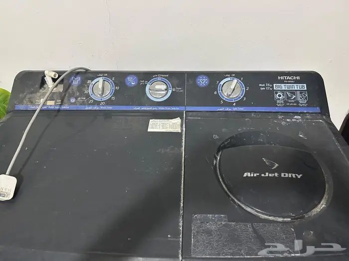 غسالة هيتاشى 14كيلو ماطور كهرباء ديزل 9كيلو 0