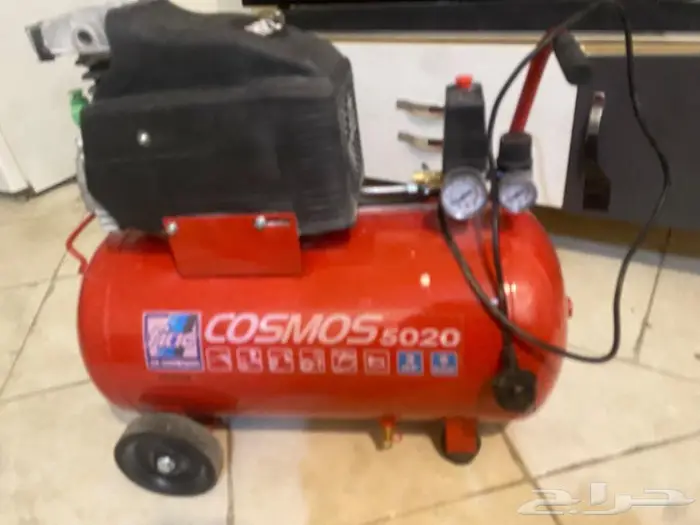 كمبروسر هوا 2 حصان مع تانكي سعة 50 لتر 0