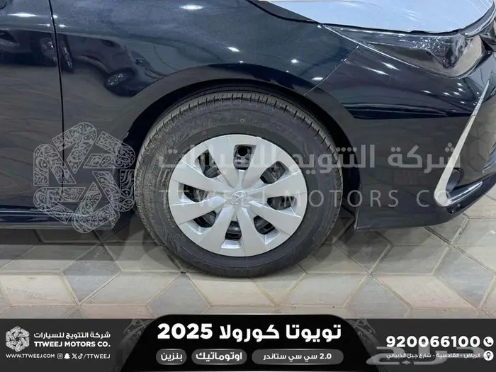 تويوتا كورولا 2.0 طيس اسود بنزين 2025 افضل العروض والأسعار 18
