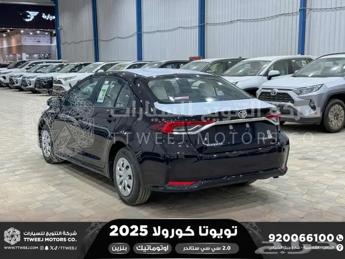 تويوتا كورولا 2.0 طيس اسود بنزين 2025 افضل العروض والأسعار 31