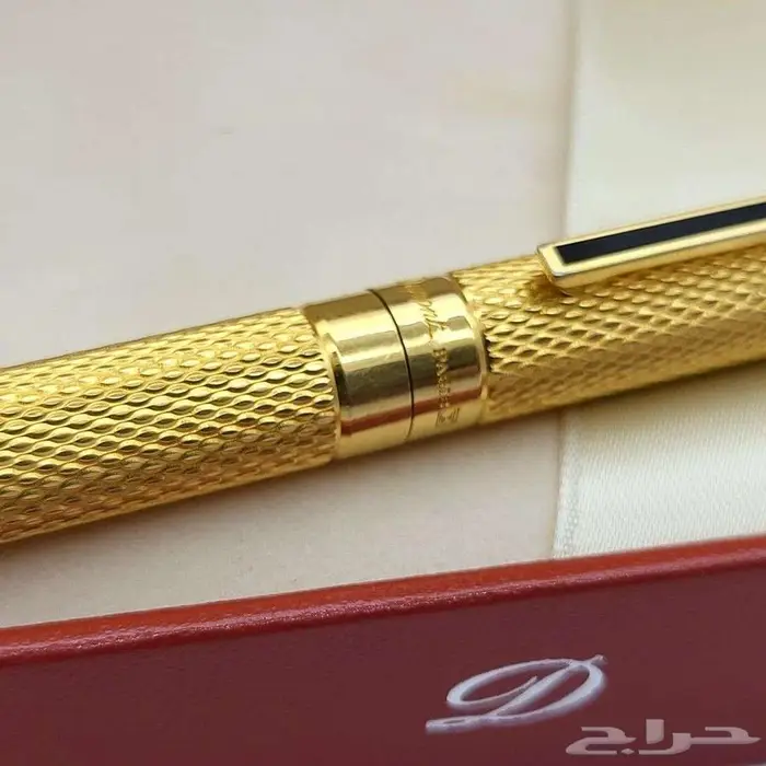 قلم S.T. Dupont Paris   ذهبي فاخر 9