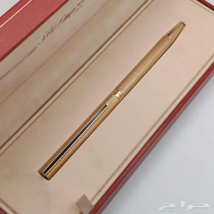 قلم S.T. Dupont Paris   ذهبي فاخر 13