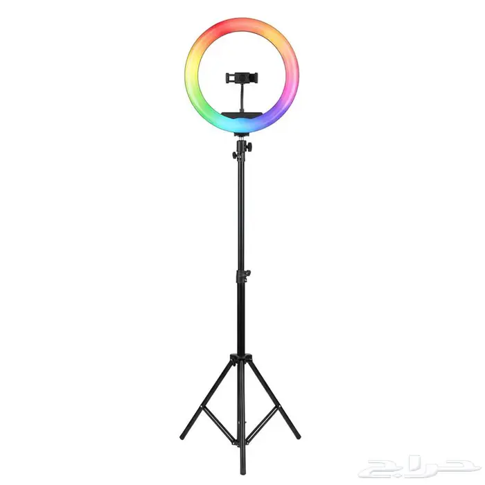 إضاءة التصوير الدائرية  حامل معدني عالي الجودة 0