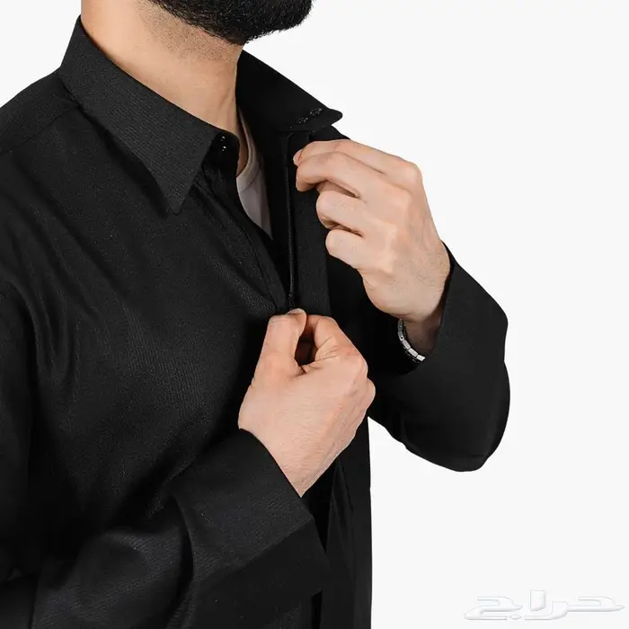 ثوب سعودي شتوي مقلم رجالي 20