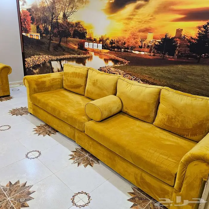 كنب نظيف للبيع سبع قطع 0