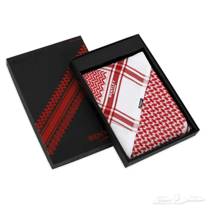 شماغ بنتلي لندن احمر رجالي 6