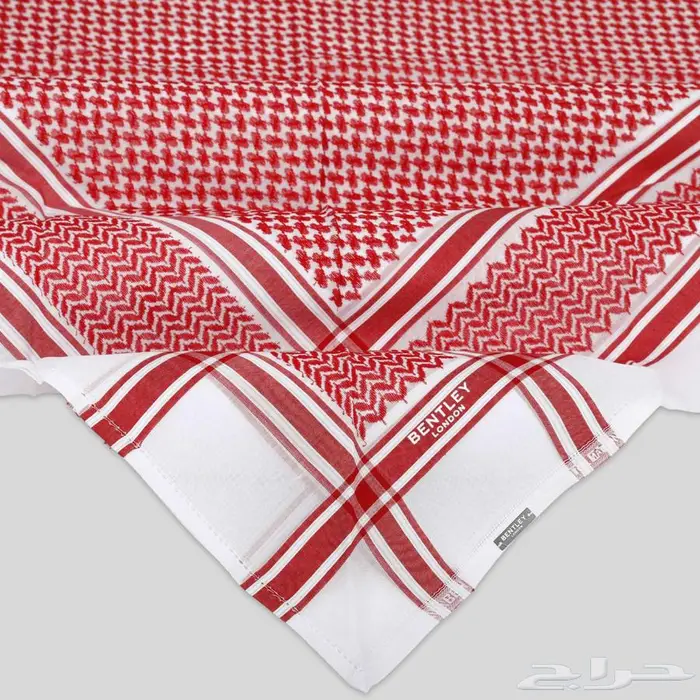 شماغ بنتلي لندن احمر رجالي 7