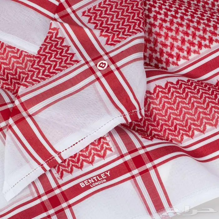 شماغ بنتلي لندن احمر رجالي 2