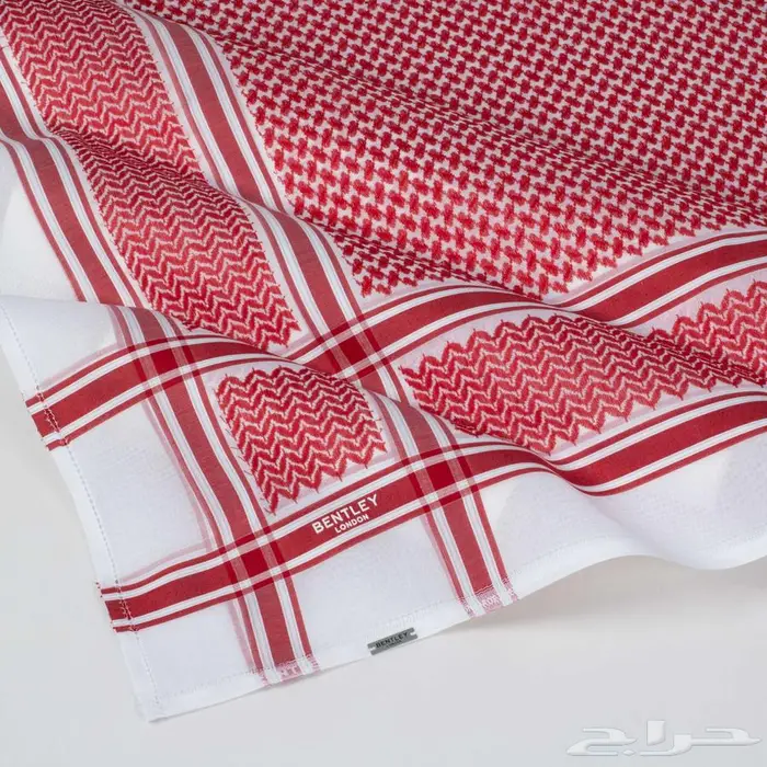 شماغ بنتلي لندن احمر رجالي 10