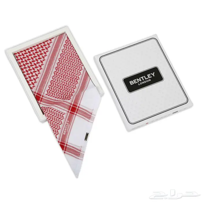 شماغ بنتلي لندن احمر رجالي 11