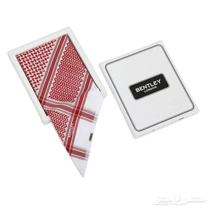 شماغ بنتلي لندن احمر رجالي 13
