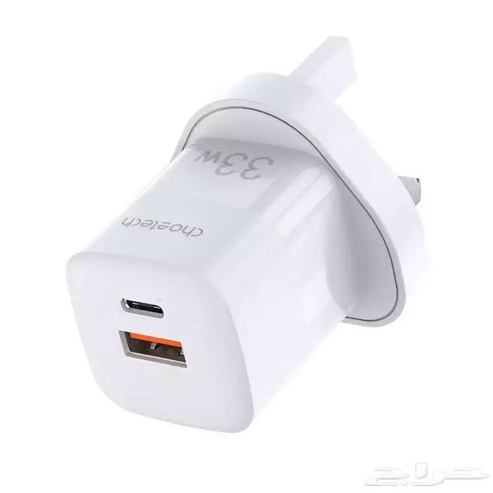 شاحن تشوتيك 33W سريع USB-C و USB-A 0