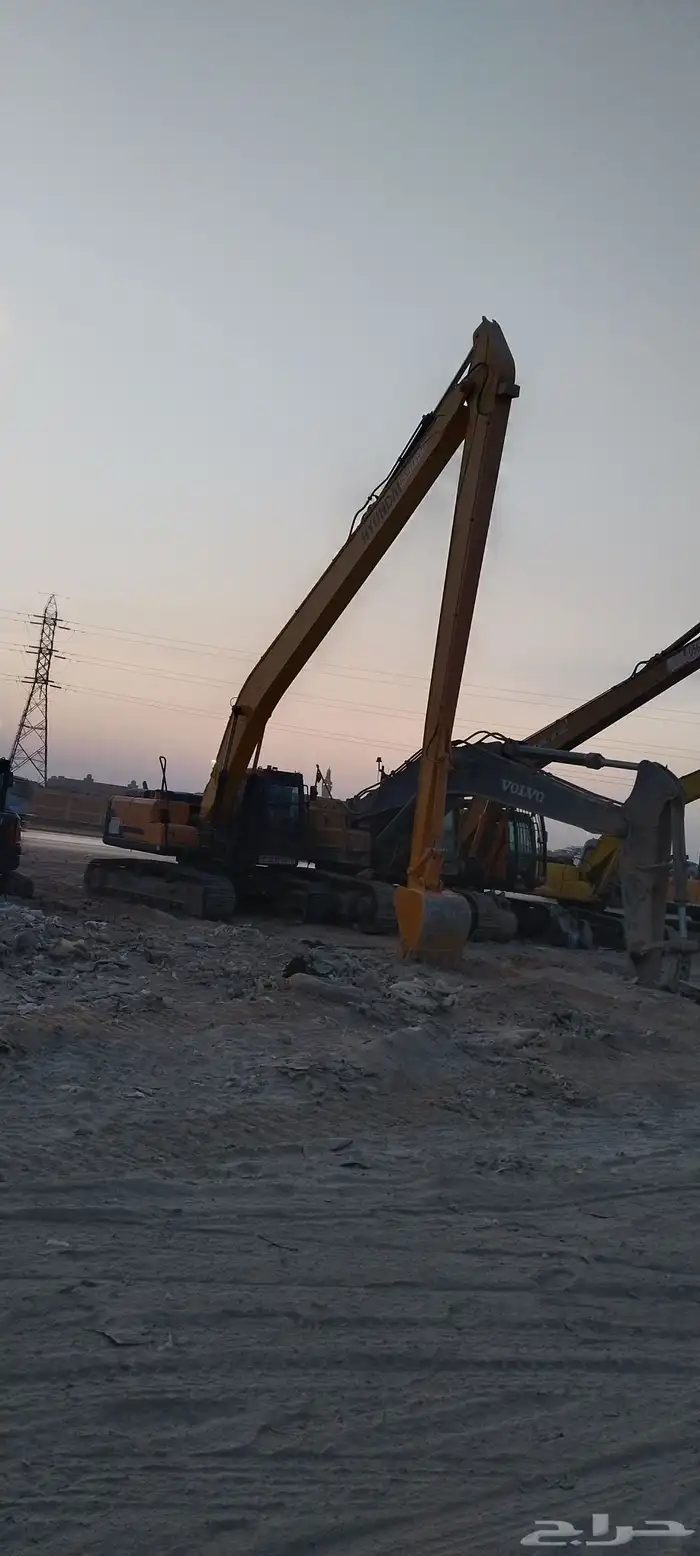 بوكلين بوم طويل للايجار اليومي او الشهري 2