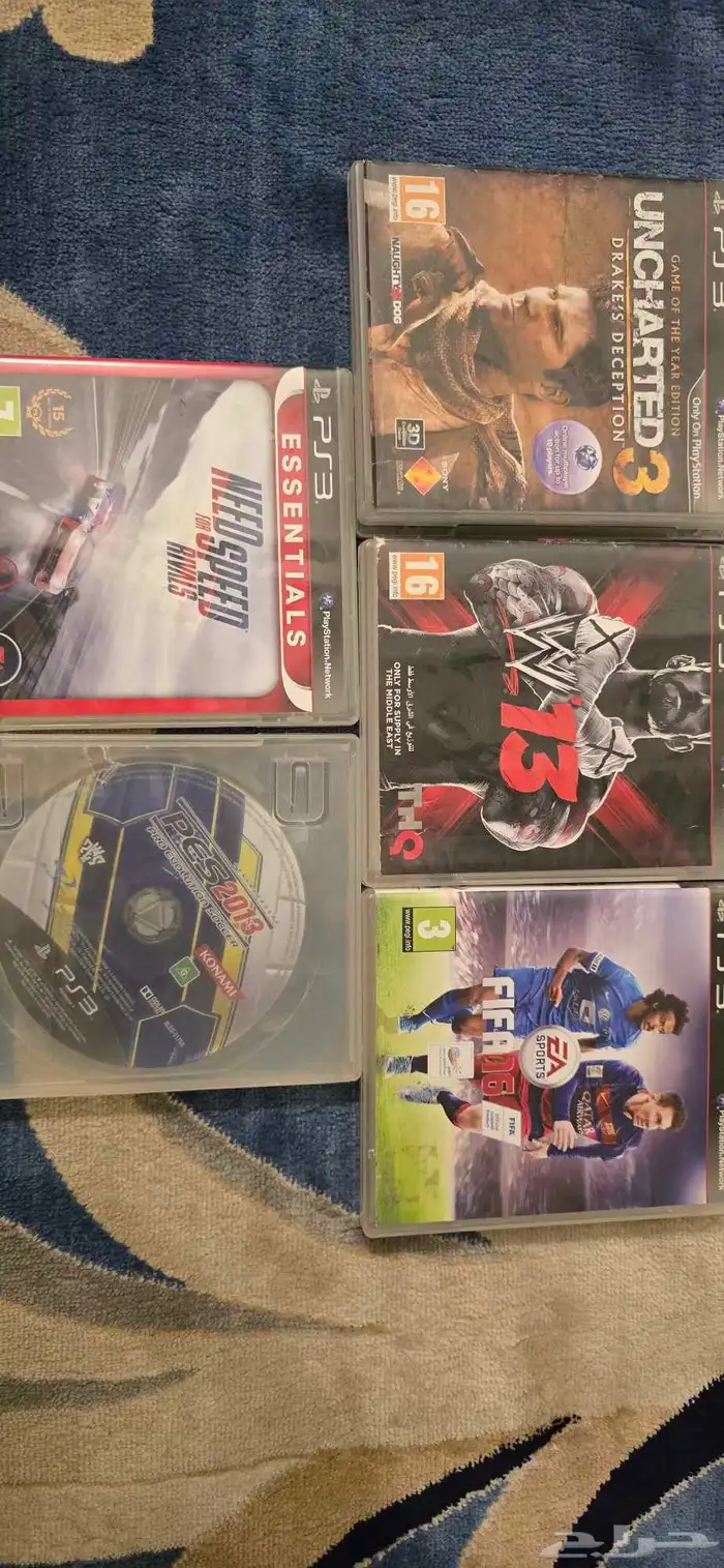 بلايستيشن 4 سليم و بلايستيشن 3 و جهاز العاب قديمه 8