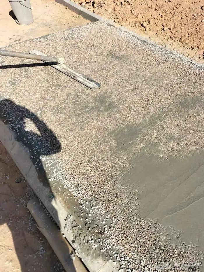 صبة مروحة صبة مطبوعة خرسانة 5