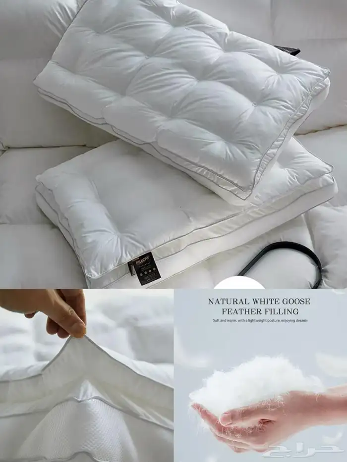 وساده فندقيه ممتازه ومريحه جدا جدا التوصيل مجانا 2