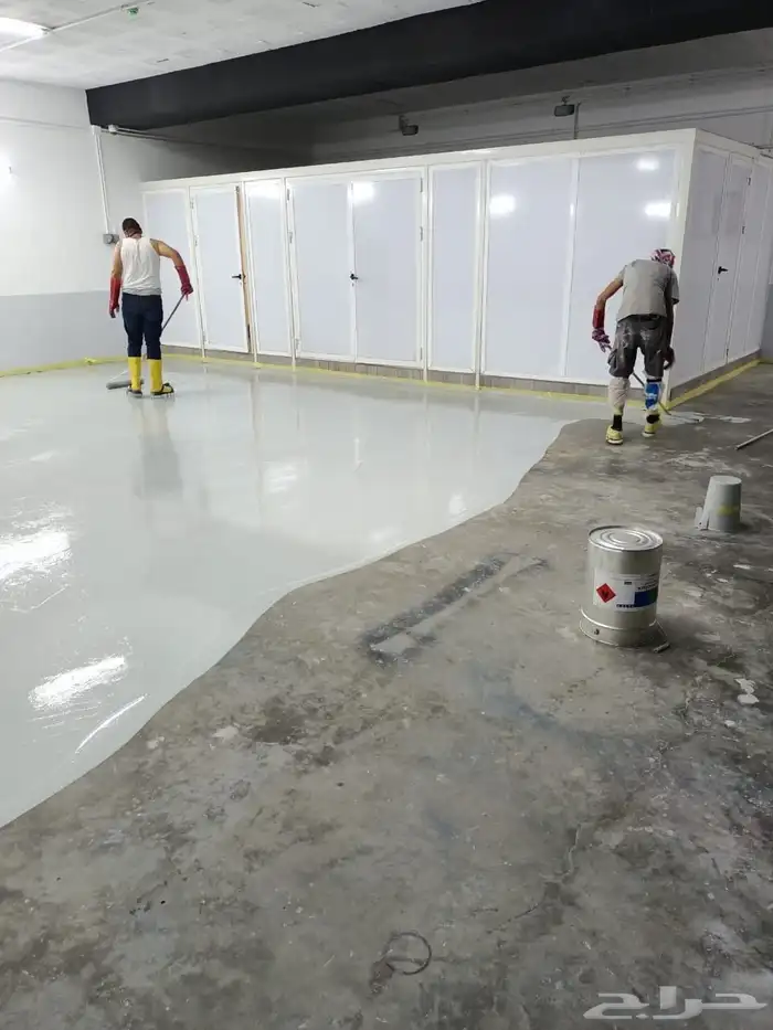 ايبوكسي ارضيات سعر المتر 30ريال ايبوكسي دهان سيراميك الاحساء 6