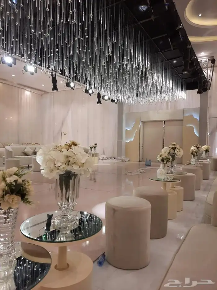 تراس مع الاضاءة للحفلات والزواجات للتأجير 2