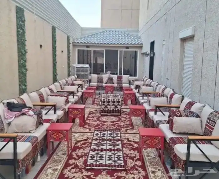 تاجير كنب وكراسي وطاولات دفايات جلسات شعبيه وجلسات تراثيه زل 5