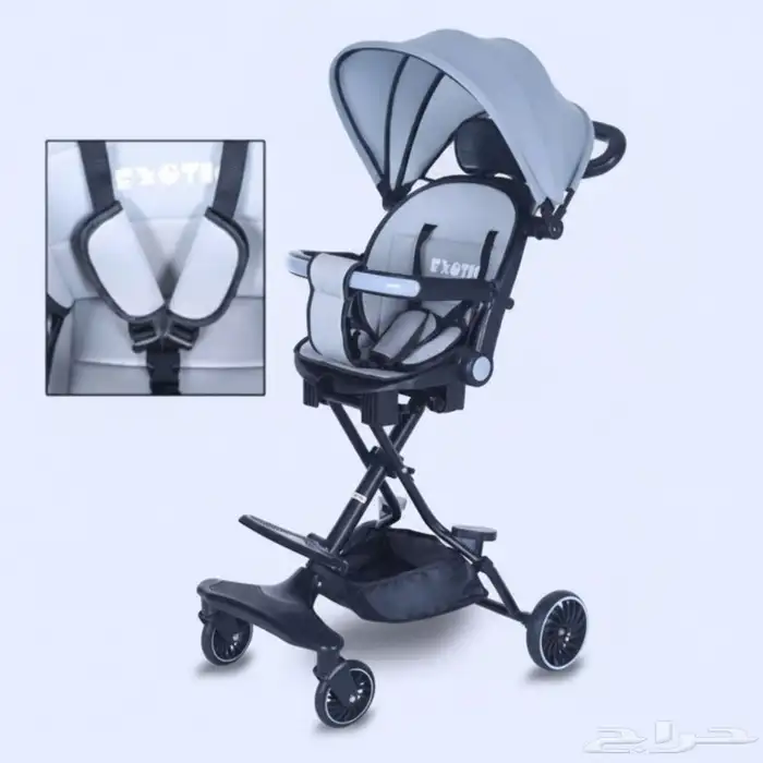 عربة اطفال إكزوتيك 4