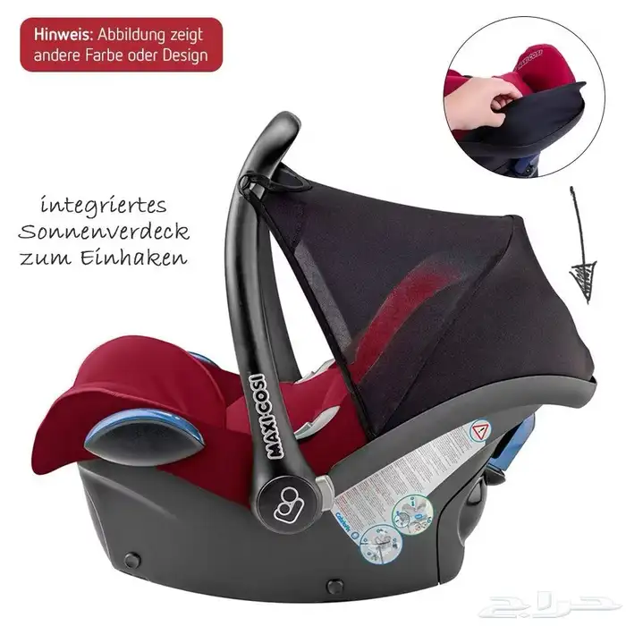 كرسي سيارة للمواليد نظيف وممتاز 2