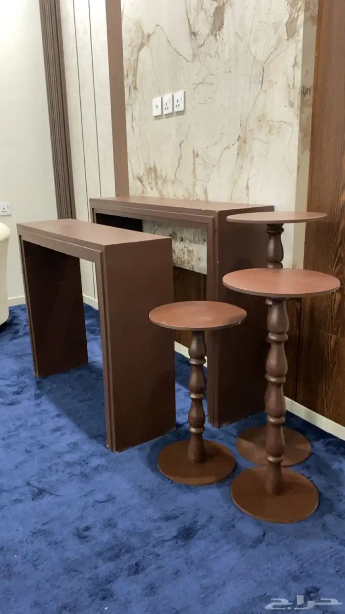 طاولات استقبال للاجار ب 100 0
