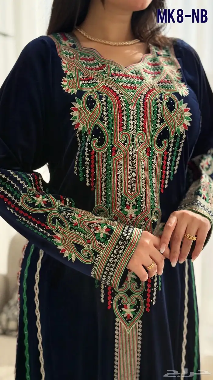 جلابيات عسيري مخمل 8