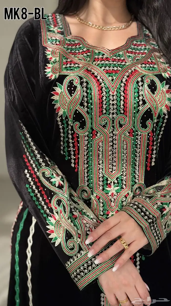 جلابيات عسيري مخمل 13