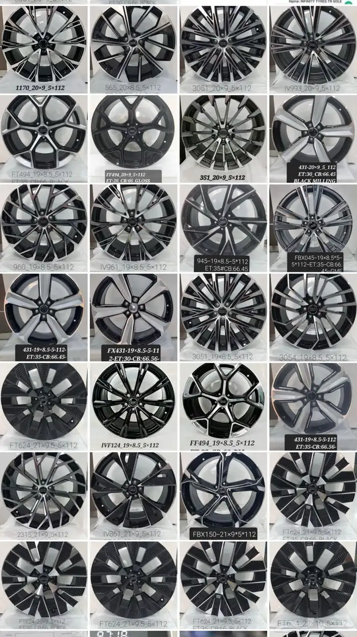 جنوط فولكس فاجن طوارق مقاسات مختلف وتشكيلات 18