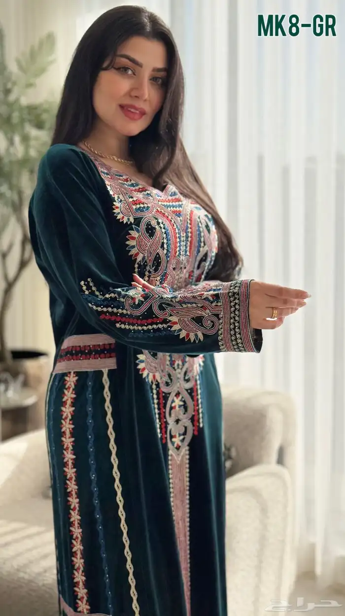 جلابيات عسيري مخمل 4