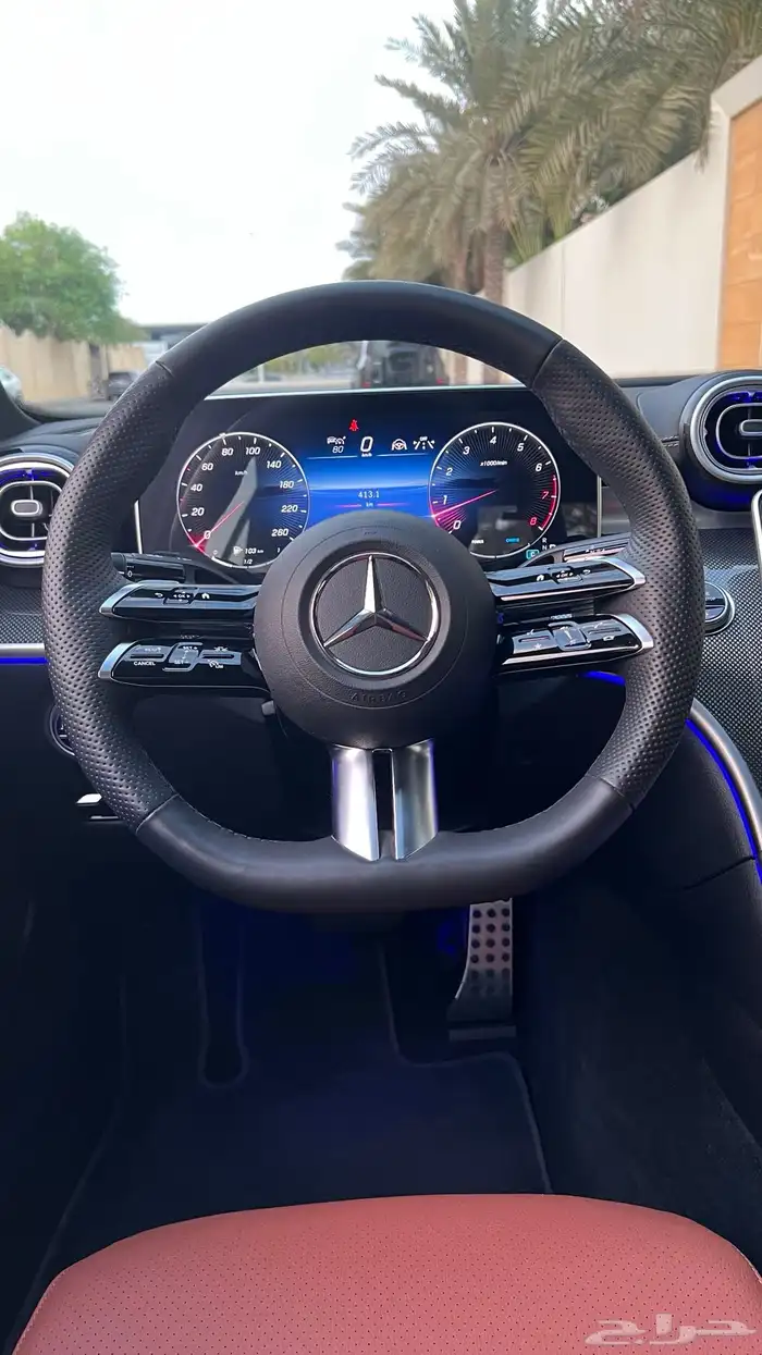 مرسيدس C300 موديل 2023 عداد 6 آلاف كيلو بحالة المصنع 31