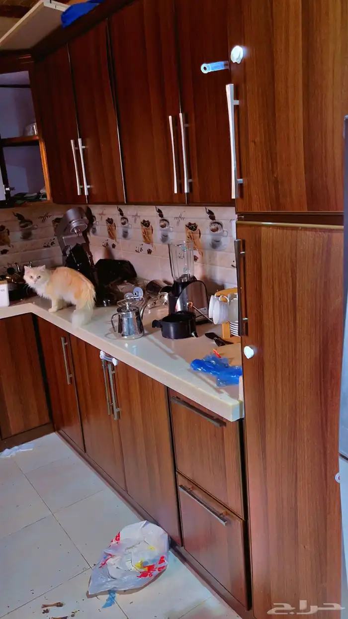 دولاب مطبخ متكامل مع فرن ومكرويف وقز سطحي 1