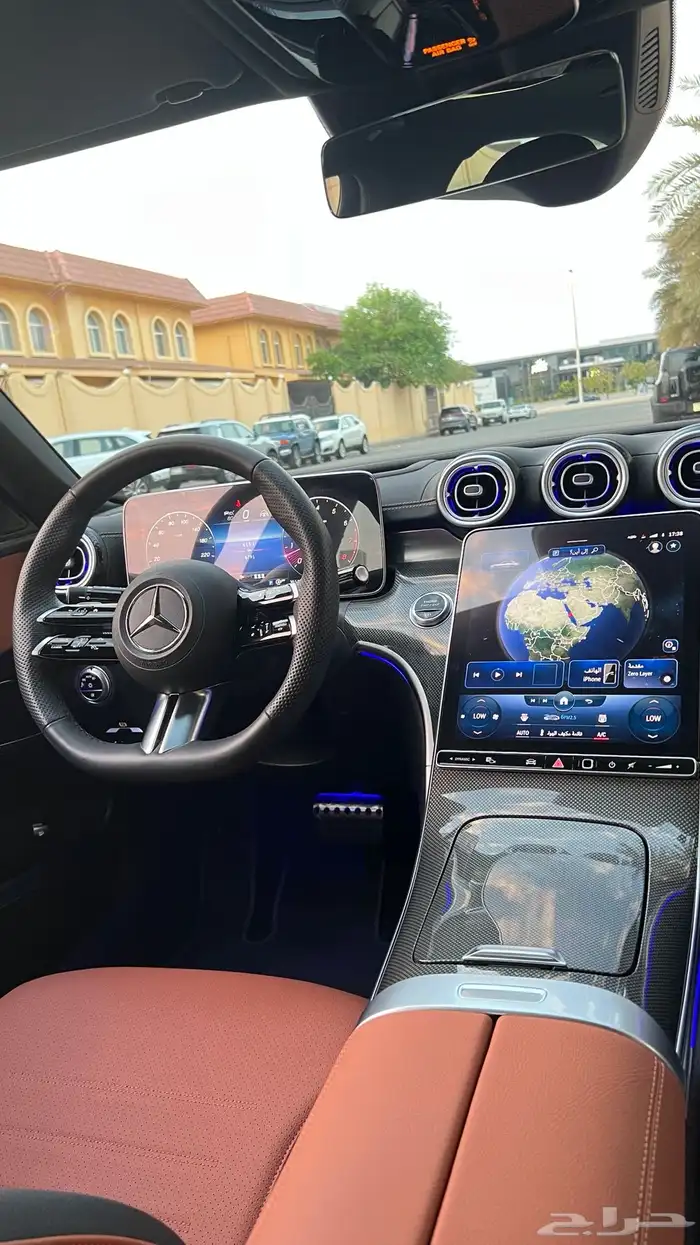 مرسيدس C300 موديل 2023 عداد 6 آلاف كيلو بحالة المصنع 33