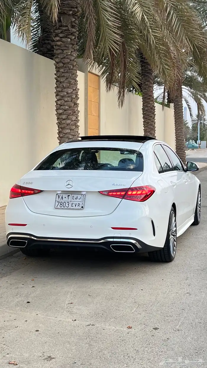 مرسيدس C300 موديل 2023 عداد 6 آلاف كيلو بحالة المصنع 0