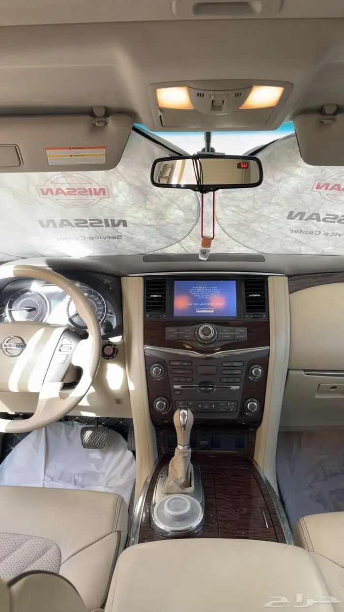 جيب باترول نيسان 2015 ابيض للبيع 19