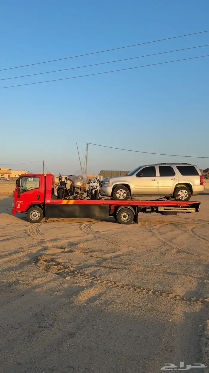 سطحه هيدروليك الدمام لنقل السيارات والدراجات النارية 0