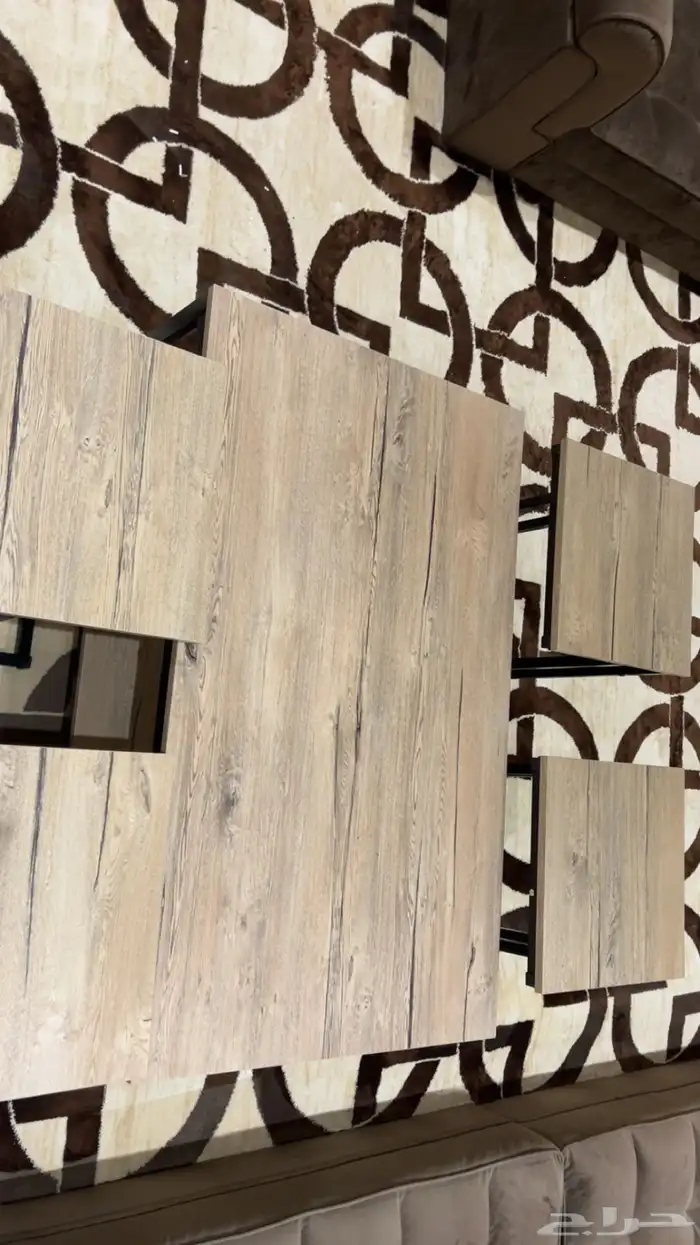 طاوله معه 4 طاولات خدمه 0