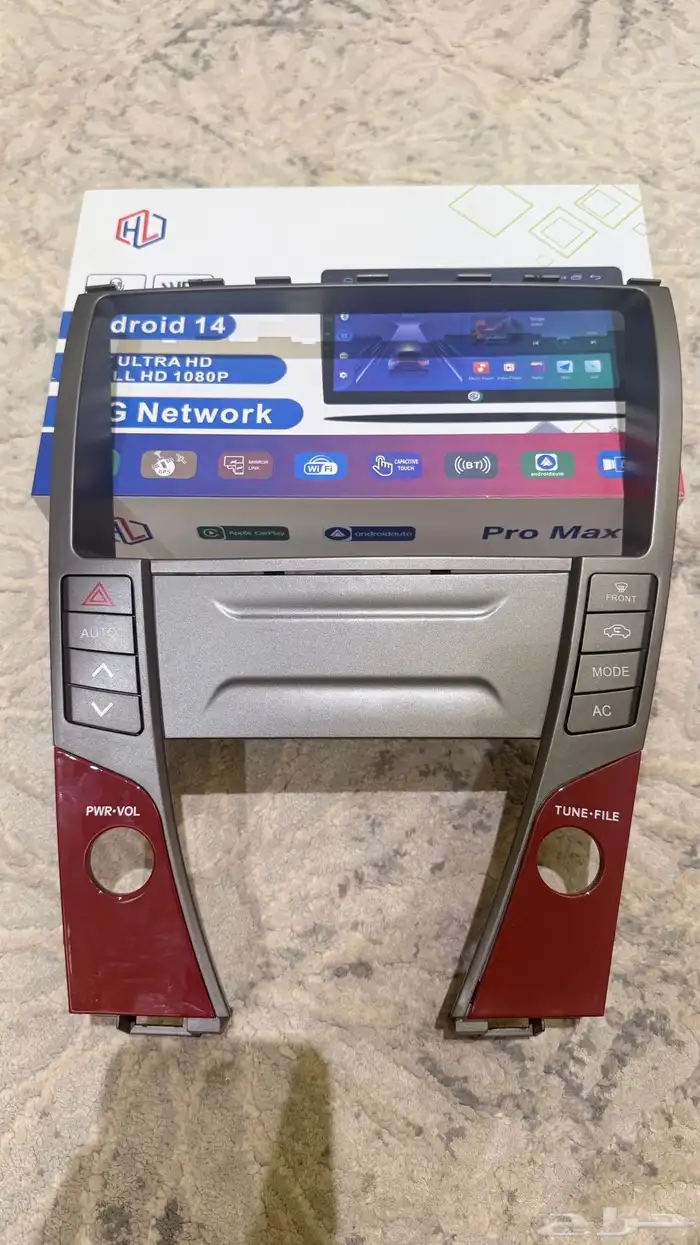 شاشة اندرويد14 مقاس 9 10 انش بروماكس للسيارات 12