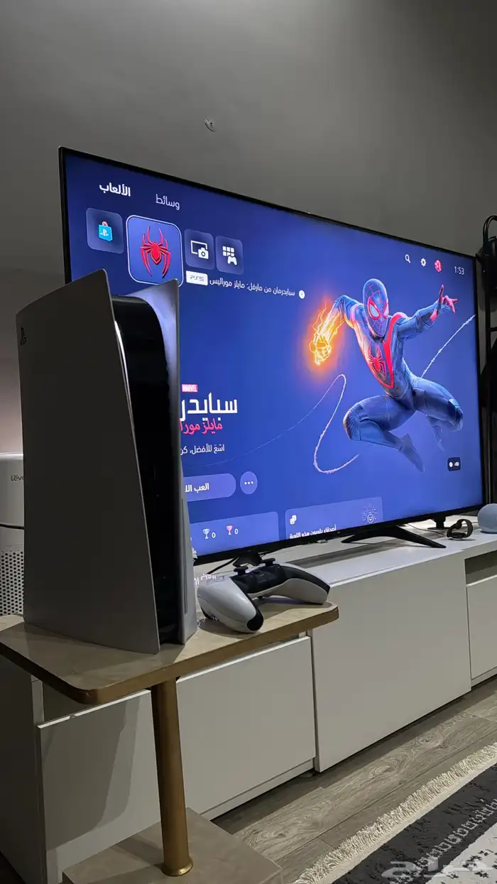 سوني بلايستيشن 5 نسخة ال CD نظيف جدا استخدام بسيط للبيع 3