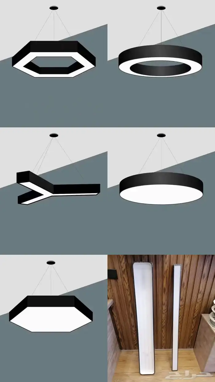 انارات خطية انارات معارض لينر مكاتب 16