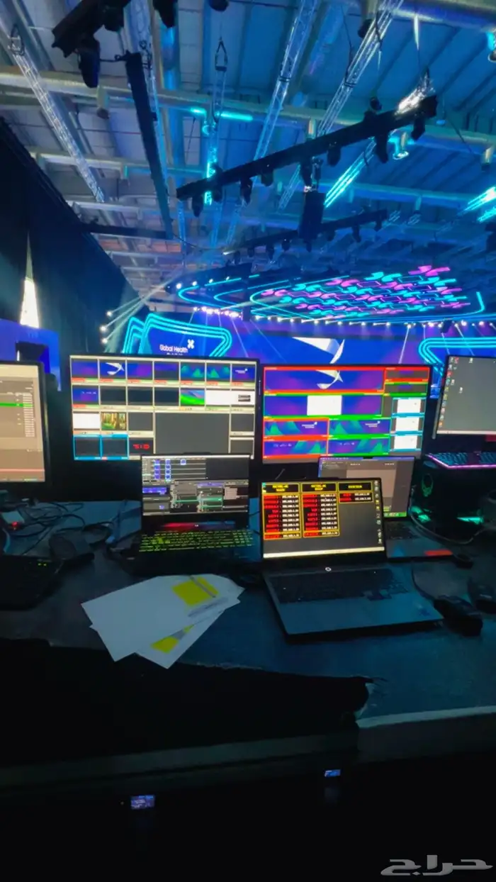 تجهيز فعاليات ومؤتمرات   شاشات   صوت   إضاءة   إدارة كاملة 6