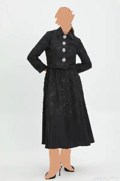 فستان   تيور   جاكيت اسود نسائي كلوش index