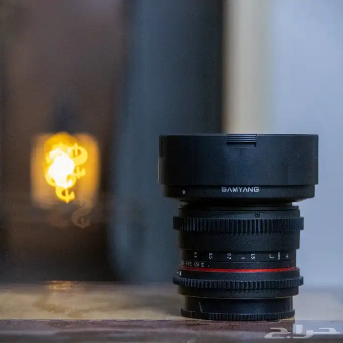 عدسة ساميانج 8mm fisheye T3.8 0