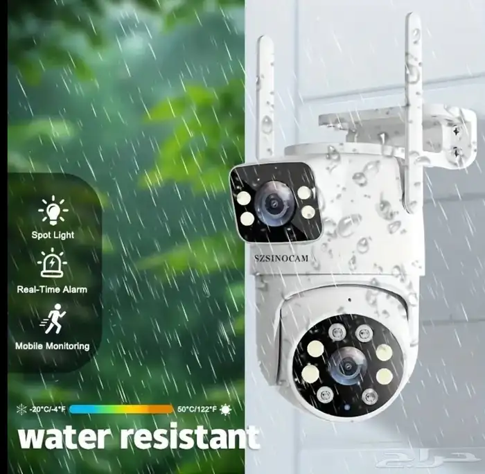 كاميرا مراقبة واي فاي عدستين أو عدسة واحدة 2