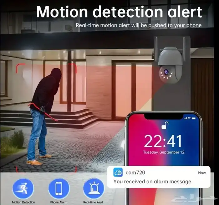 كاميرا مراقبة واي فاي عدستين أو عدسة واحدة 7