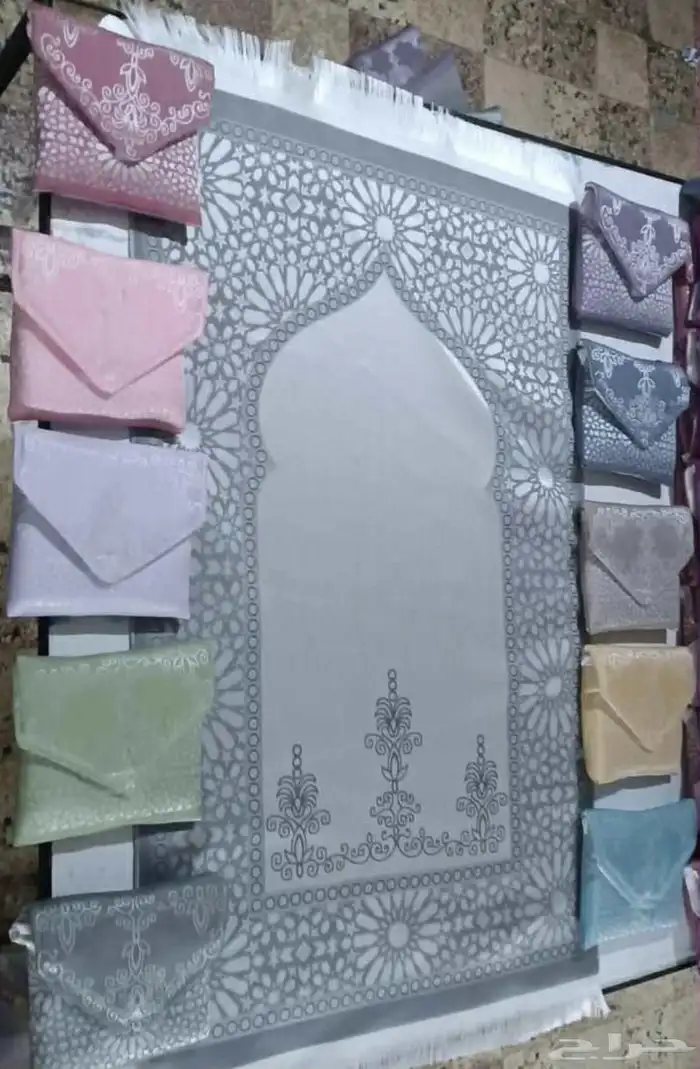 صناعة سورية سجاد صلاة مع حقيبة 1