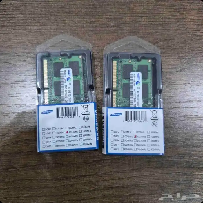 رامات Samsung DDR3L 1333MHz جديدة ومختومة (عدد 2 4GB) 1